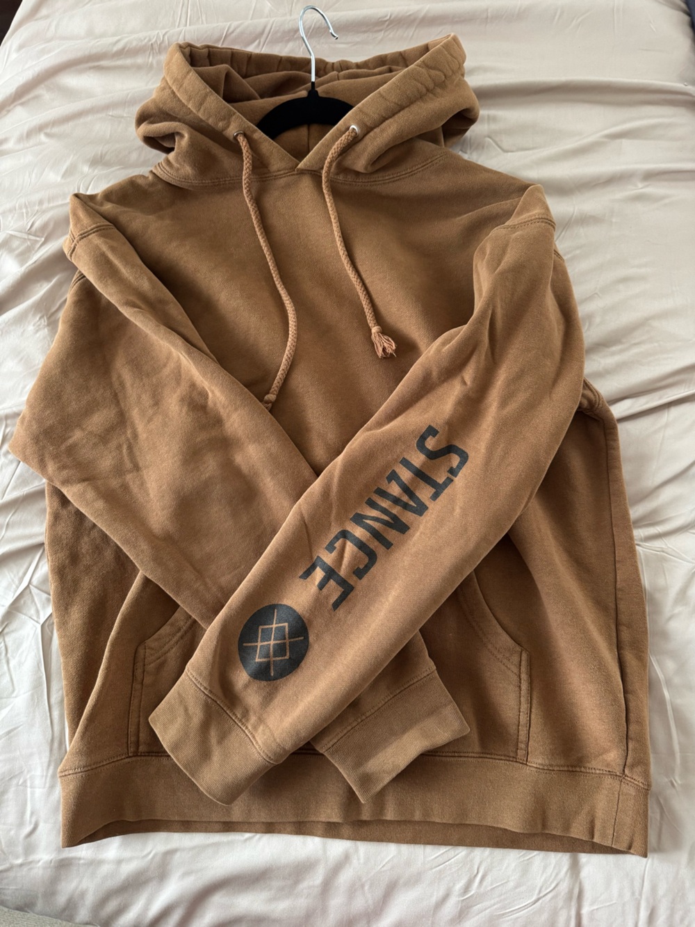 Stance Brown Logo Pullover Hoodie Mens